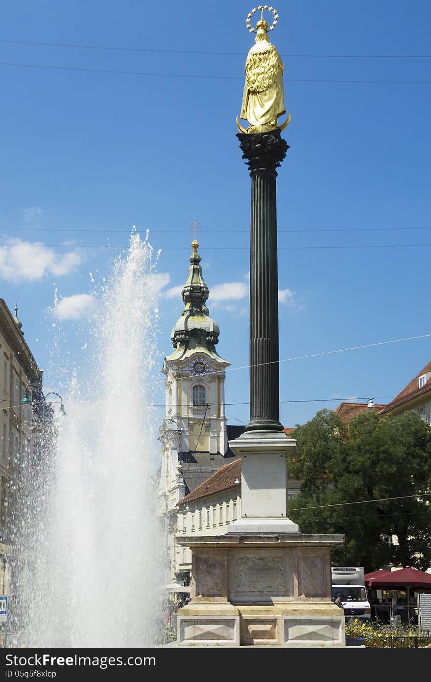 Graz fountain