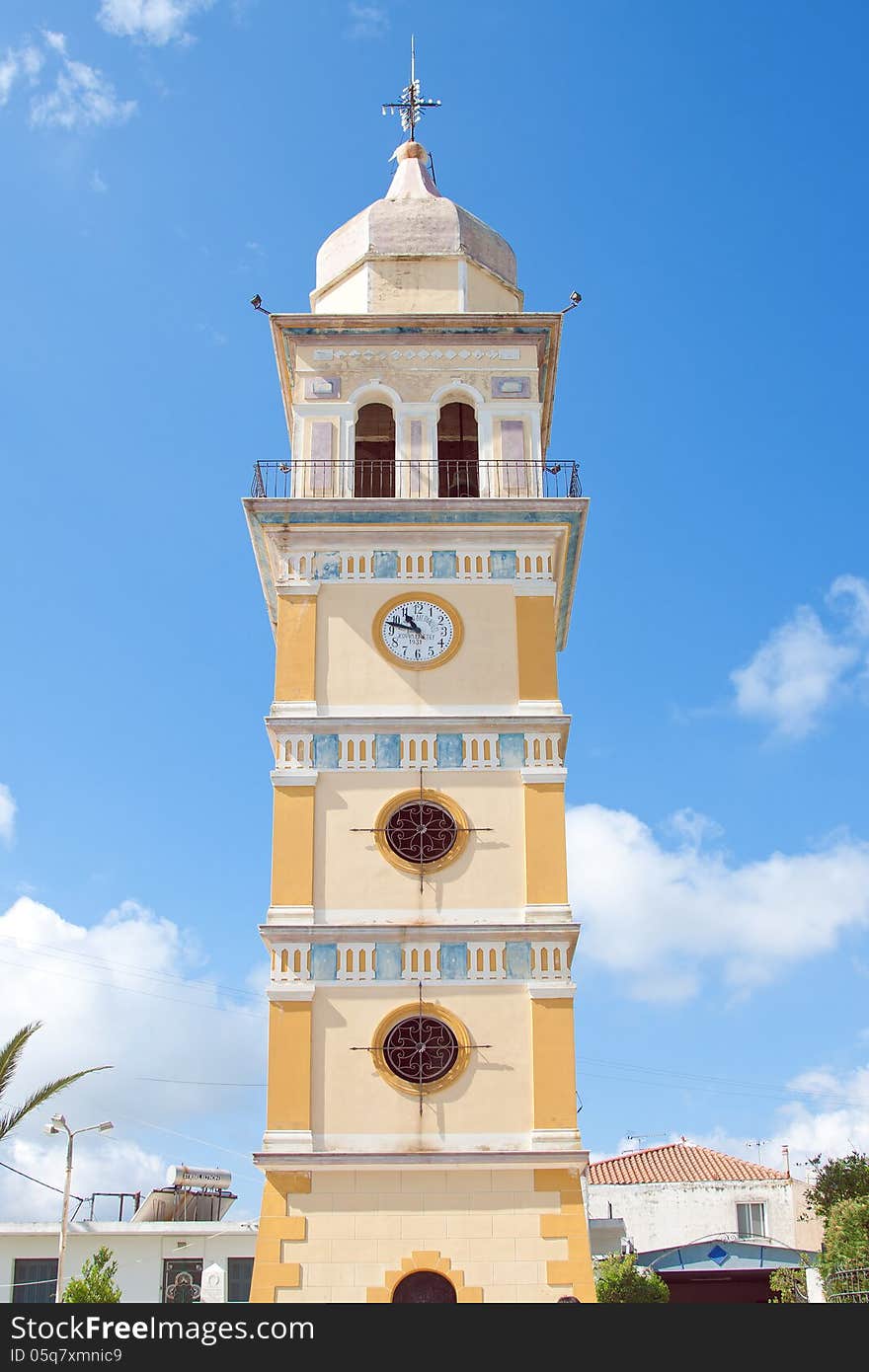 Tower bells in Greece Zakynthos island. Tower bells in Greece Zakynthos island.