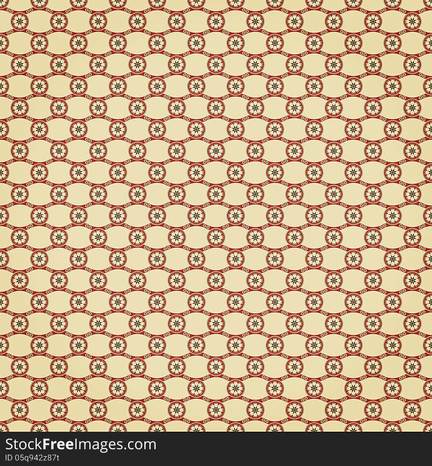 New seamless wallpaper with vintage style ornament can use like background. New seamless wallpaper with vintage style ornament can use like background