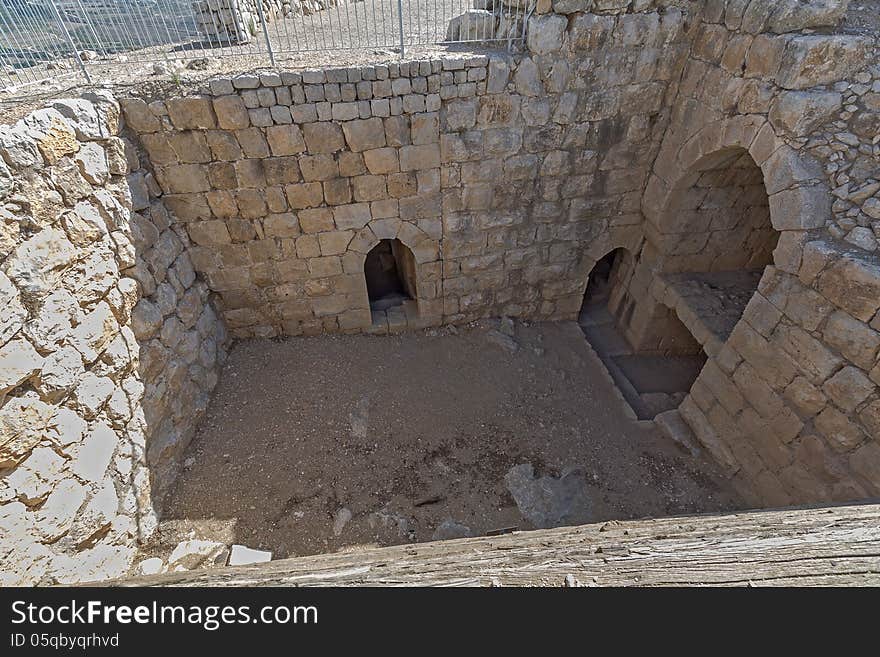 Megalithic structure. Beautiful landscape of Israel. The Golan. Megalithic structure. Beautiful landscape of Israel. The Golan.