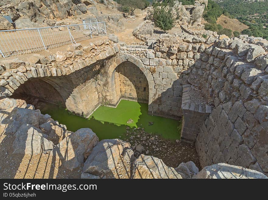 Megalithic structure. Beautiful landscape of Israel. The Golan. Megalithic structure. Beautiful landscape of Israel. The Golan.