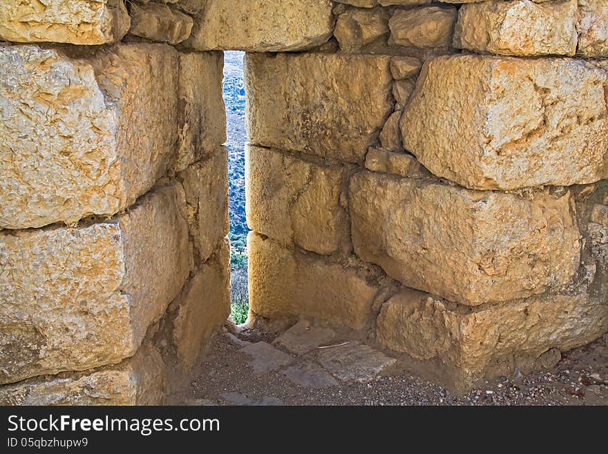 Megalithic structure. Beautiful landscape of Israel. The Golan. Megalithic structure. Beautiful landscape of Israel. The Golan.