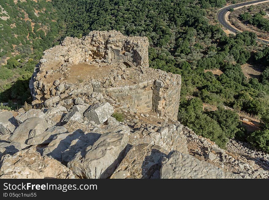 Megalithic structure. Beautiful landscape of Israel. The Golan. Megalithic structure. Beautiful landscape of Israel. The Golan.