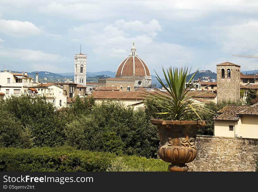 View on the Cupola of Florence. View on the Cupola of Florence