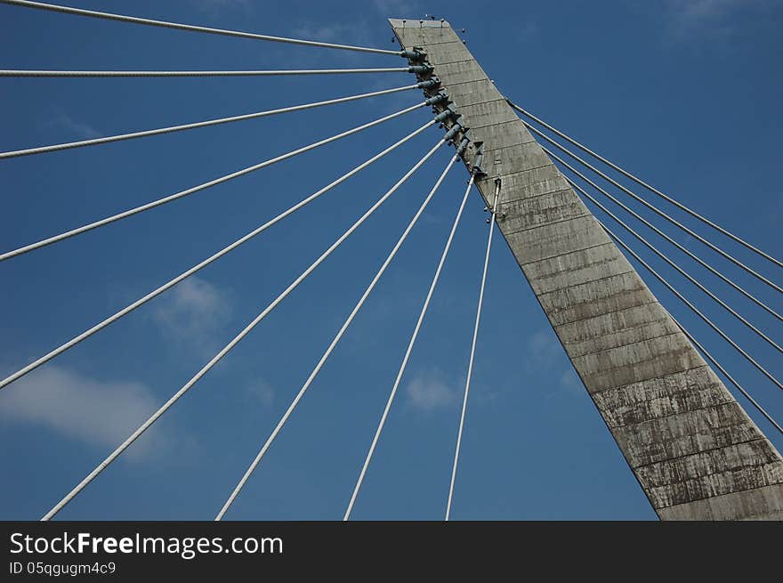 Bridge in industrial zone of Venice, marghera. Bridge in industrial zone of Venice, marghera