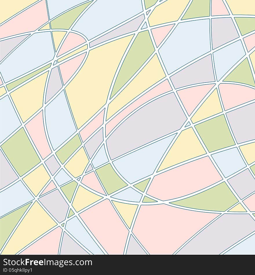 Abstract tile pattern with colorful color