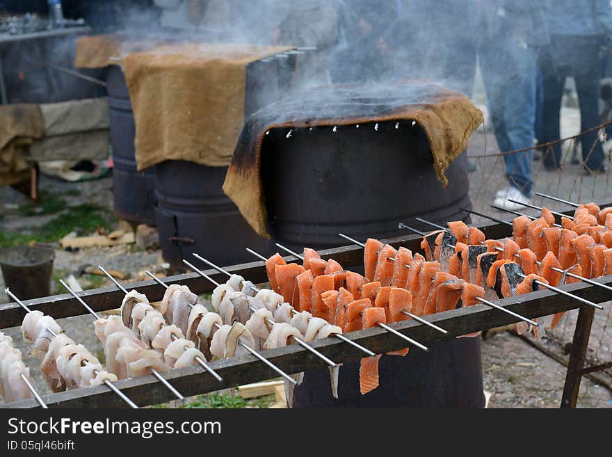 Smoked salmon