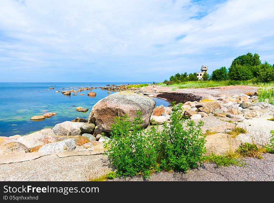 Coast of the Baltic Sea. Coast of the Baltic Sea.