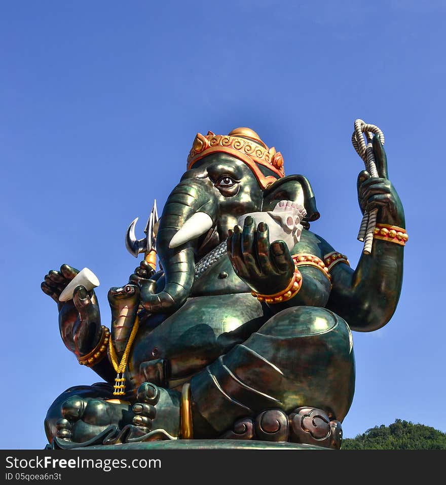 Statue in Ratchaburi province, Thailand. Statue in Ratchaburi province, Thailand.