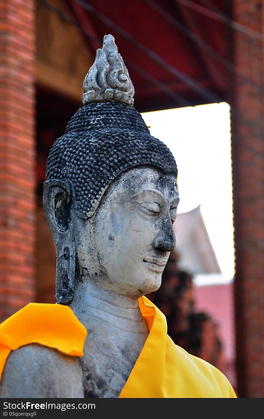 Buddha statue around of thailand