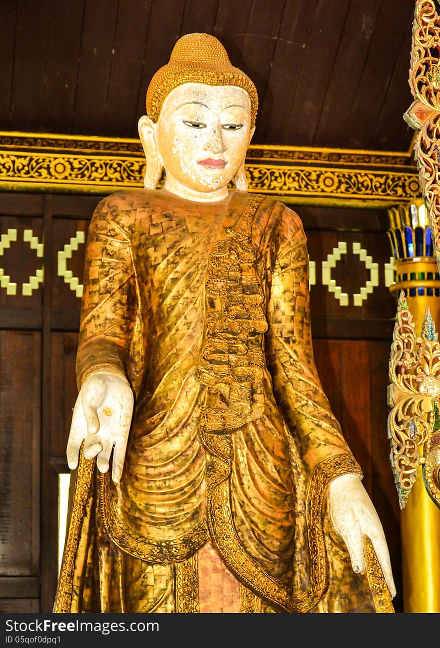 Statues in Ayutthaya province, Thailand.