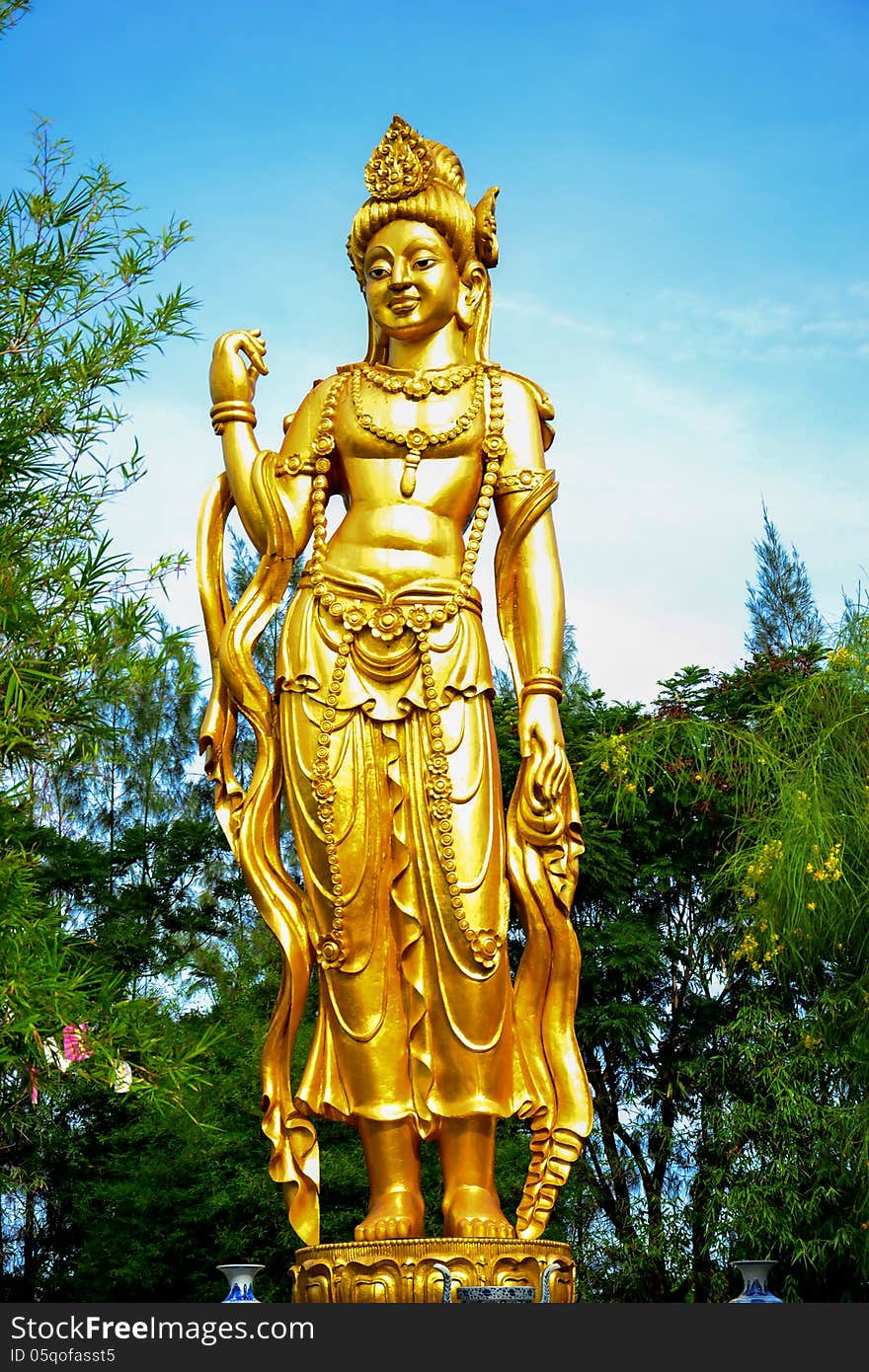 Buddha statue around of thailand