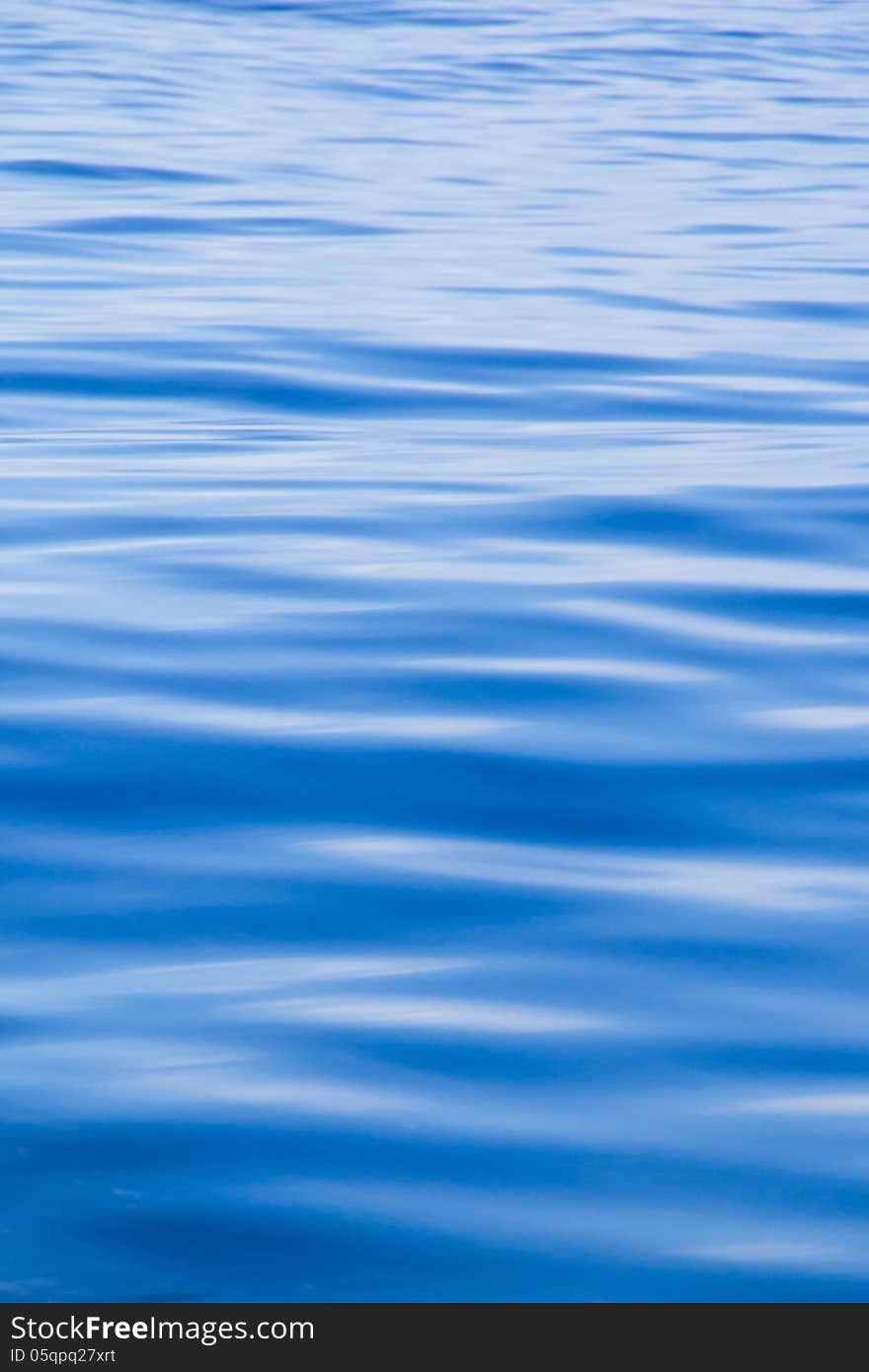 Abstract Blue Graphic From Ocean Background