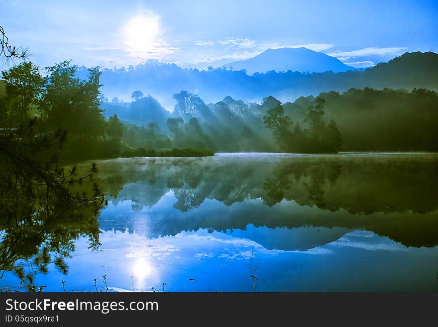 Patengan lake at Bandung Indonesia