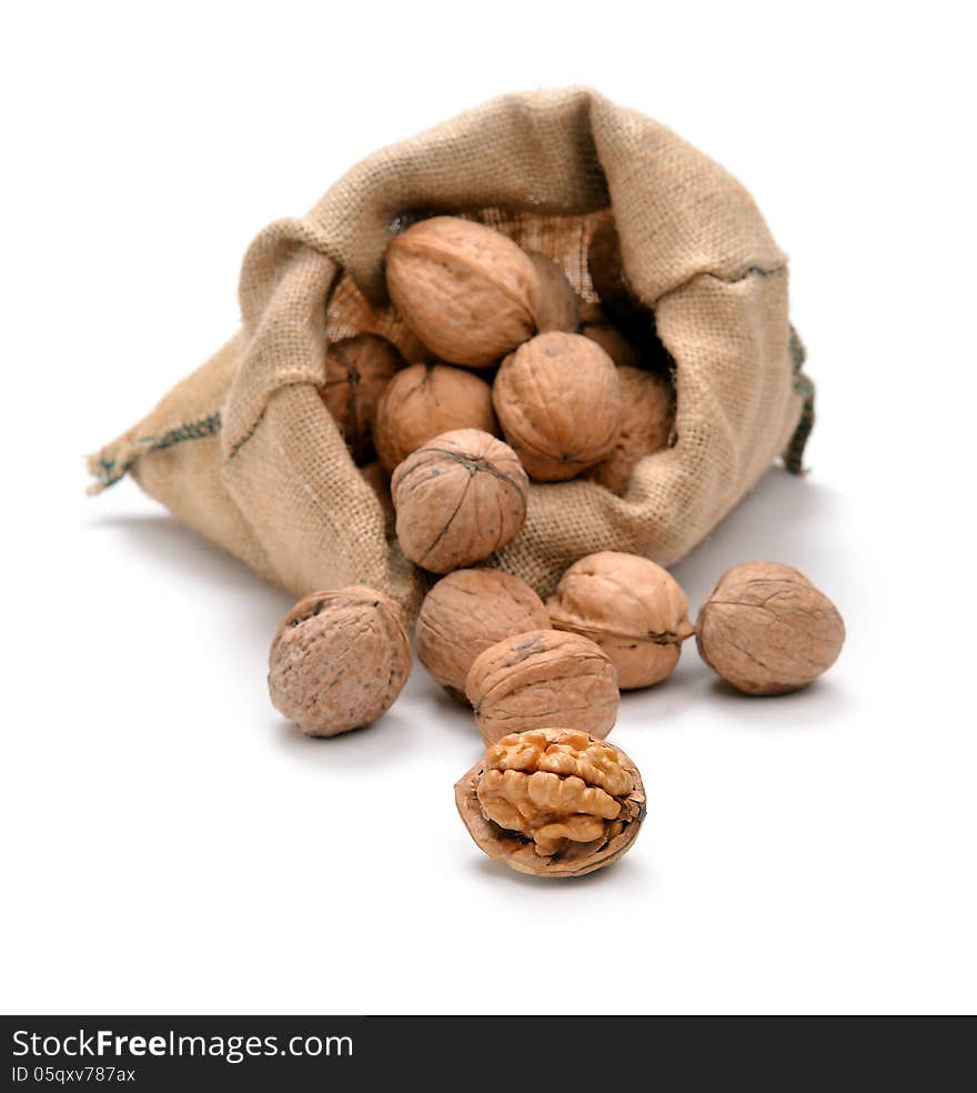 Walnuts And A Bag