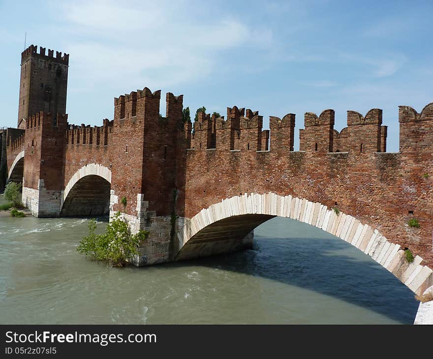 The beauty of Castelvecchio bridge