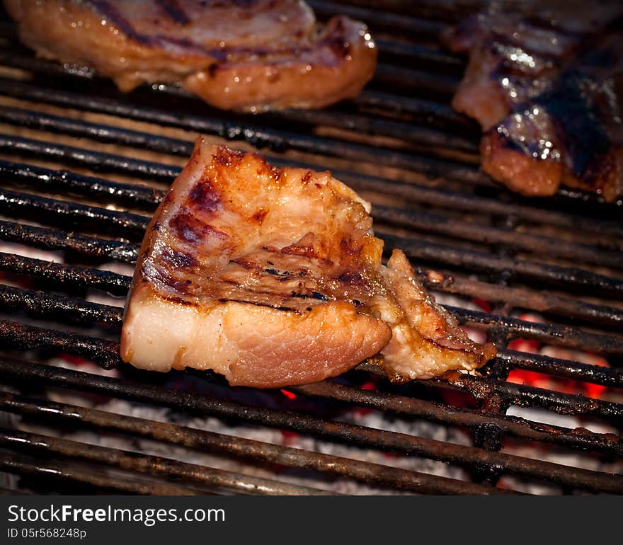 Grill pork