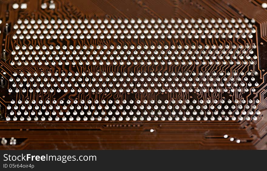 Electronic Circuit Board close-up. Shallow depth of field. Electronic Circuit Board close-up. Shallow depth of field.