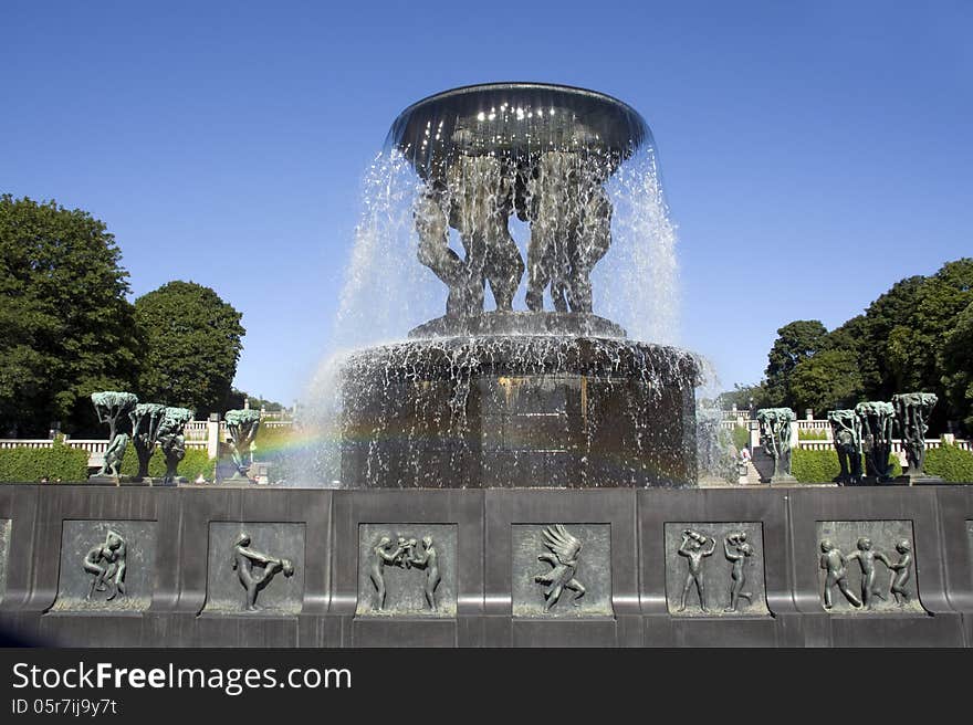 Among the sculptures Vigeland Park in Oslo most ancient history has Fountain. Vigeland own interpretation of and shows us the stages of human life. Among the sculptures Vigeland Park in Oslo most ancient history has Fountain. Vigeland own interpretation of and shows us the stages of human life.