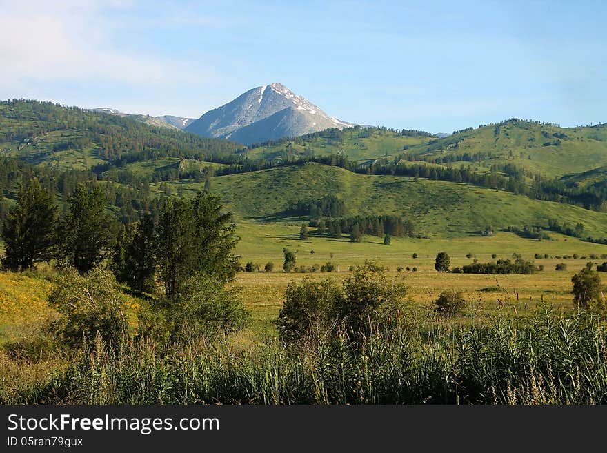 Mountainscape In East Kazakhstan