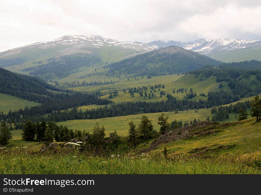 Mountainscape In East Kazakhstan