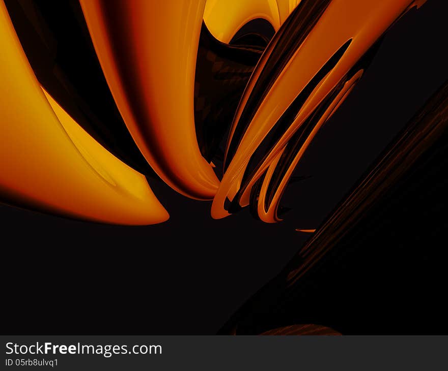 3D Rendered abstract background modern design