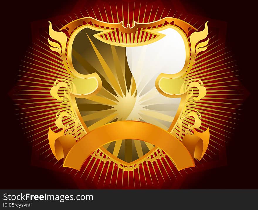 Gold shield design