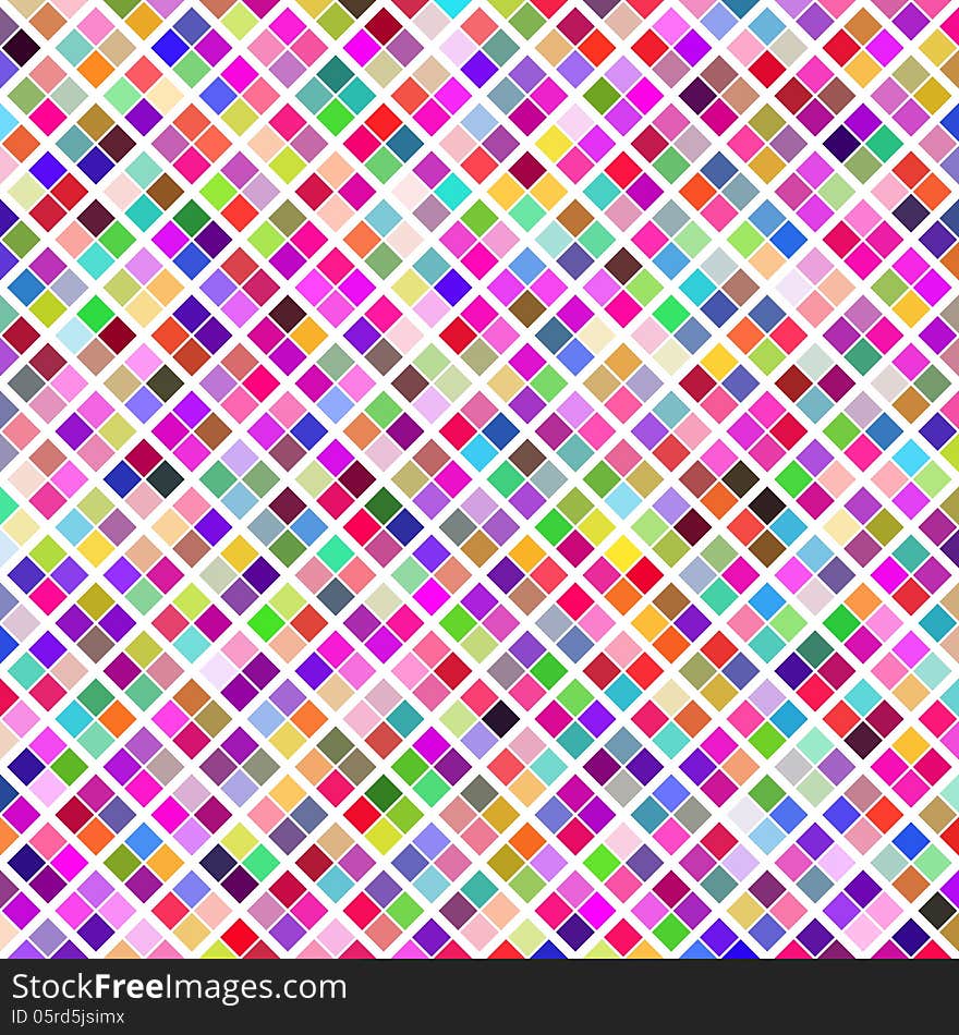 Abstract geometric pattern background. Mosaic of different color squares. Vector illustration for your abstract design. Abstract geometric pattern background. Mosaic of different color squares. Vector illustration for your abstract design.