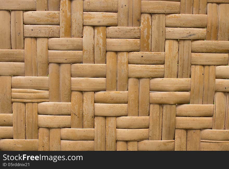 Texture,thai handcraft of bamboo weave pattern