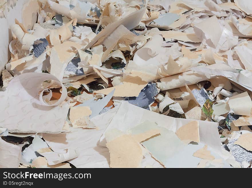 Paper waste for recycle