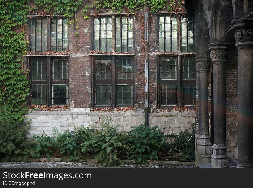 An ancient house in Antwerp.