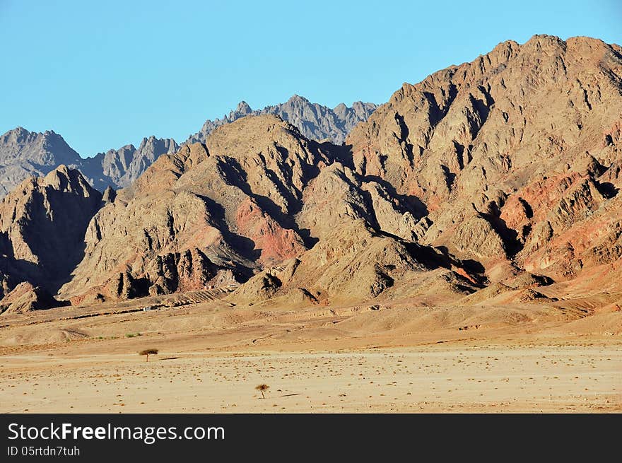 Egypt, the mountains of the Sinai desert