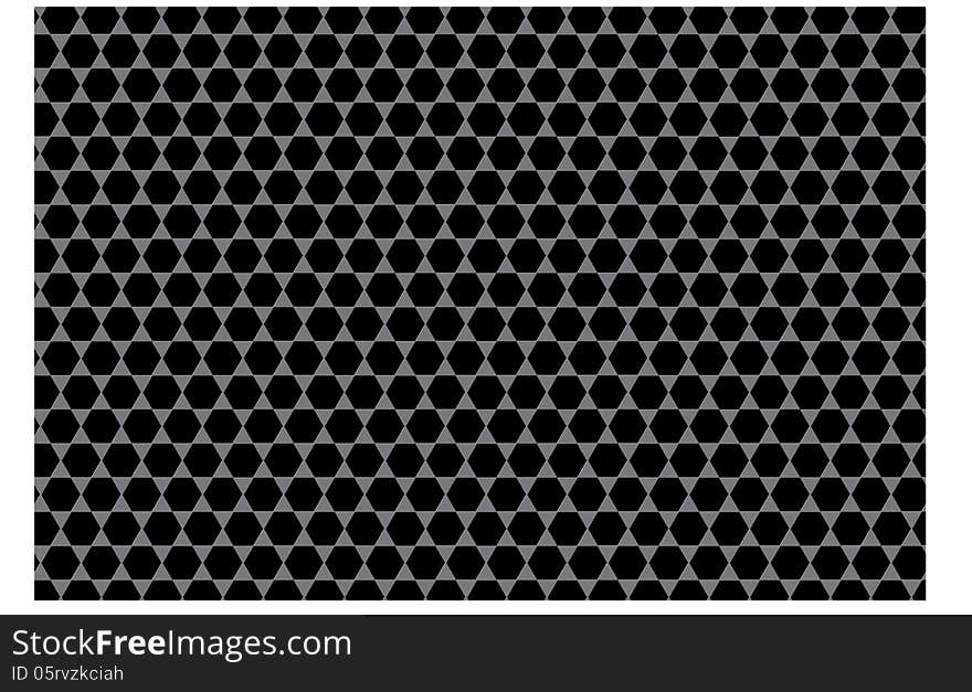 For background, Pattern - Black Hexagon