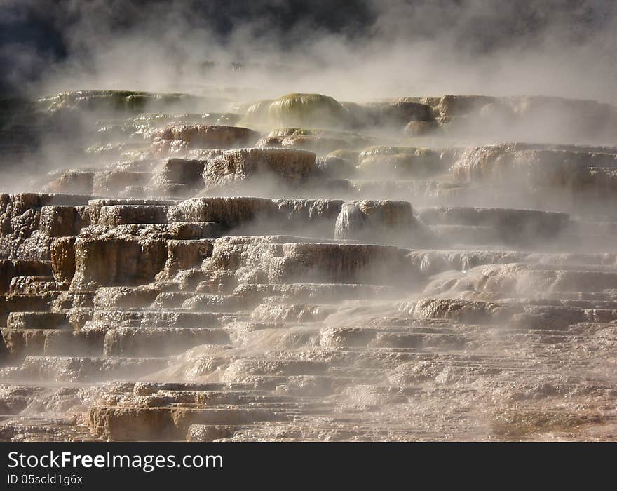 The Mound, Mammoth Springs, Yellowstone