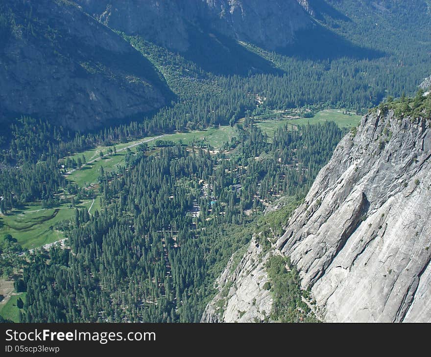 Yosemite valley from Yosemite point Yosemite National Park