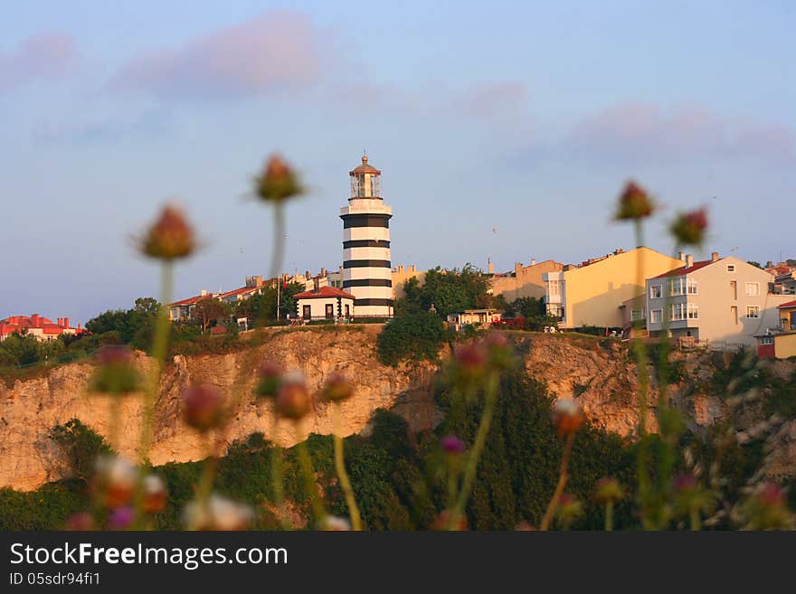 Lighthouse of Sile in Istanbul and Blacksea