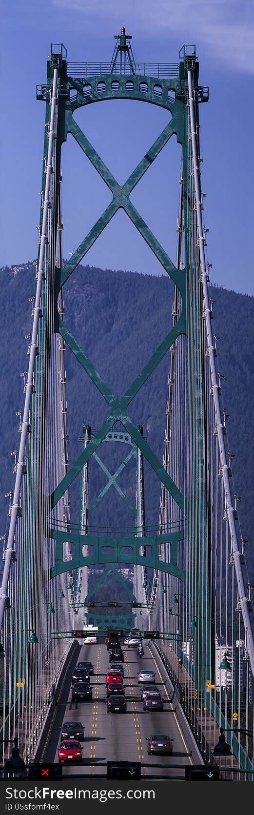 Long hanging bridge