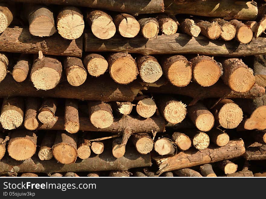 Splitted firewood texture