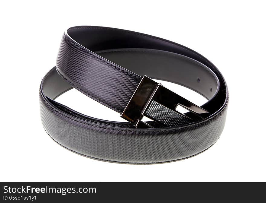 Black Men Leather Belt