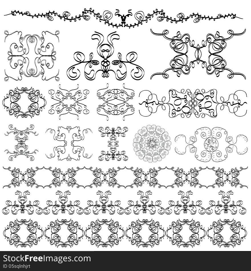 Elements of the pattern