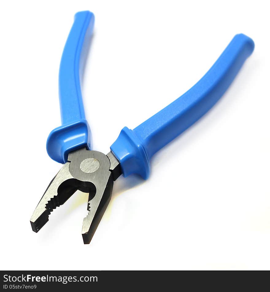 Pliers isolated on white background