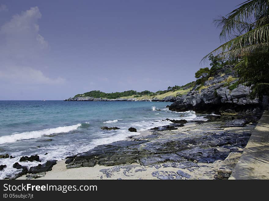 Ko Si Chang island in Thailand