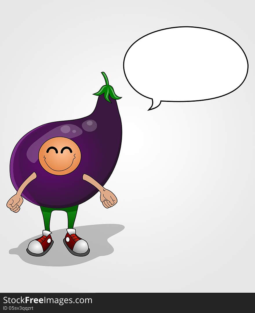 Eggplant Character