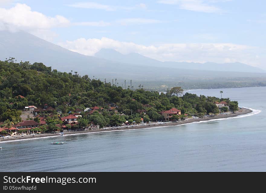 Bay in the village of Amed