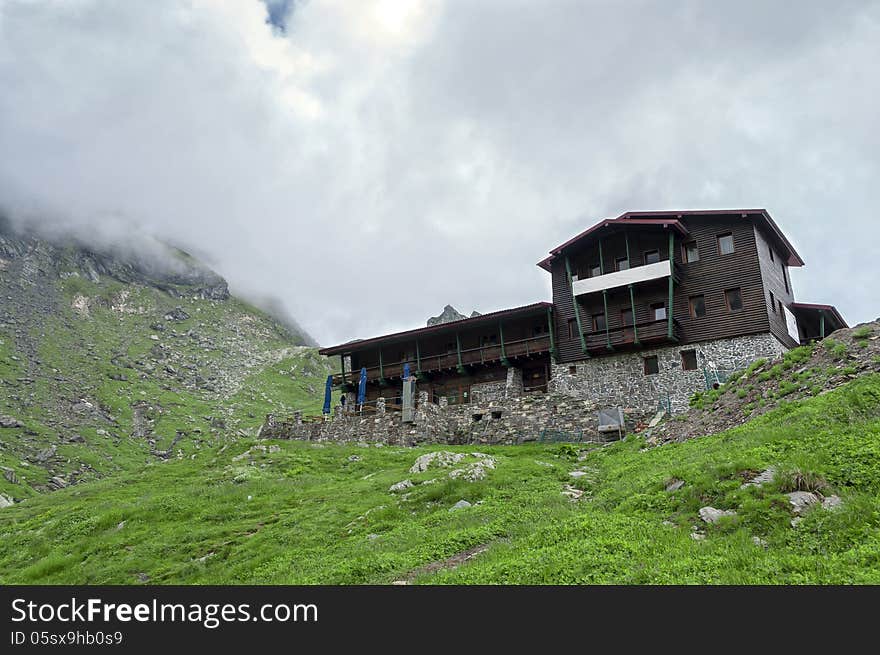 Mountain Hut in Romania (on the Transfagarasan road)