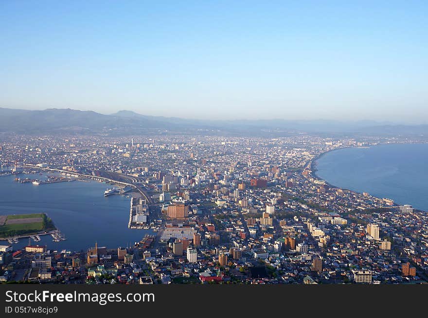 Hakodate Cityscape from the Hakodate