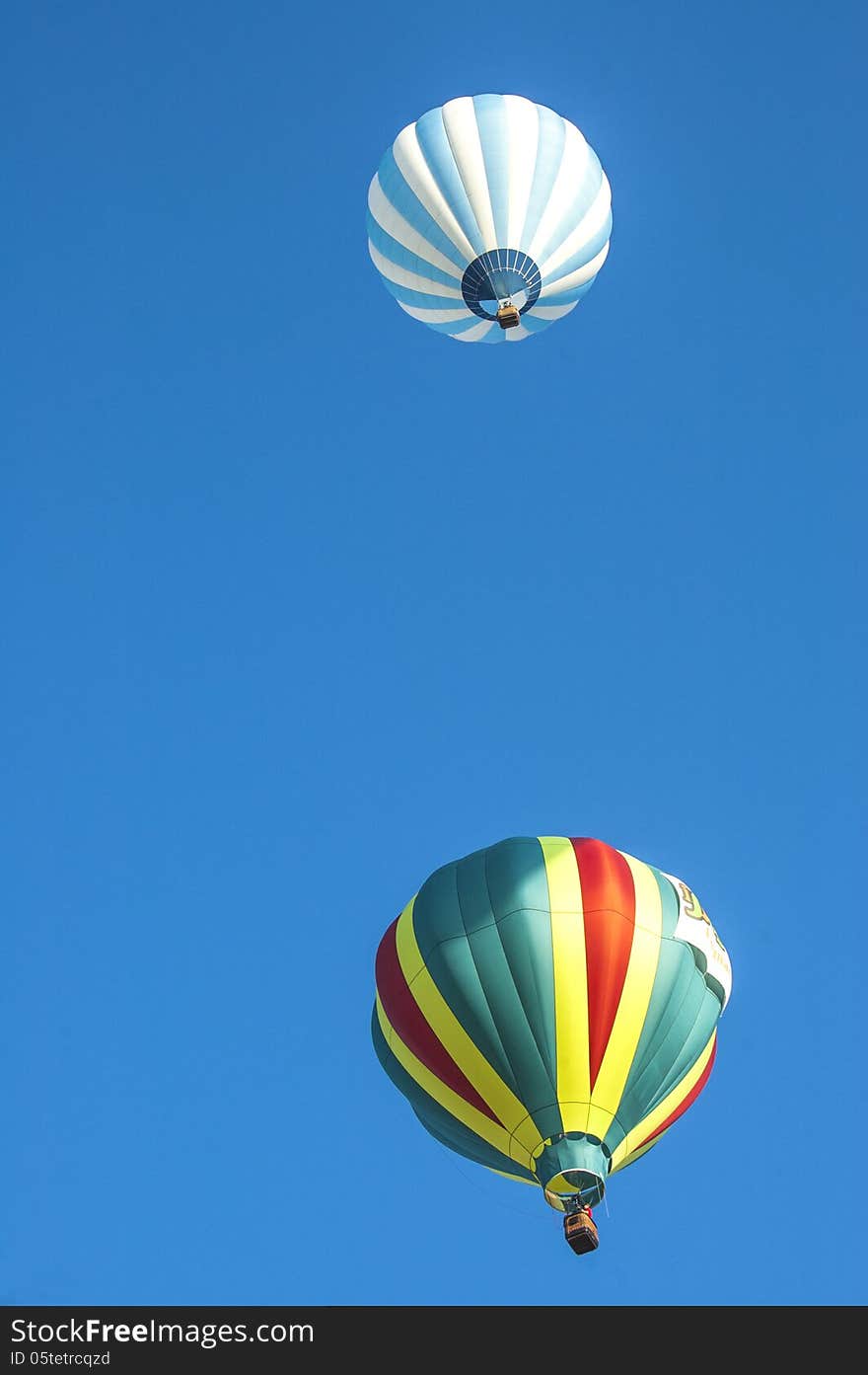 Hot air balloon in México. Hot air balloon in México