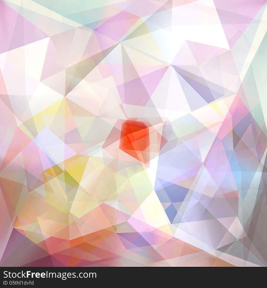 Beautiful colorful abstract background with triangles