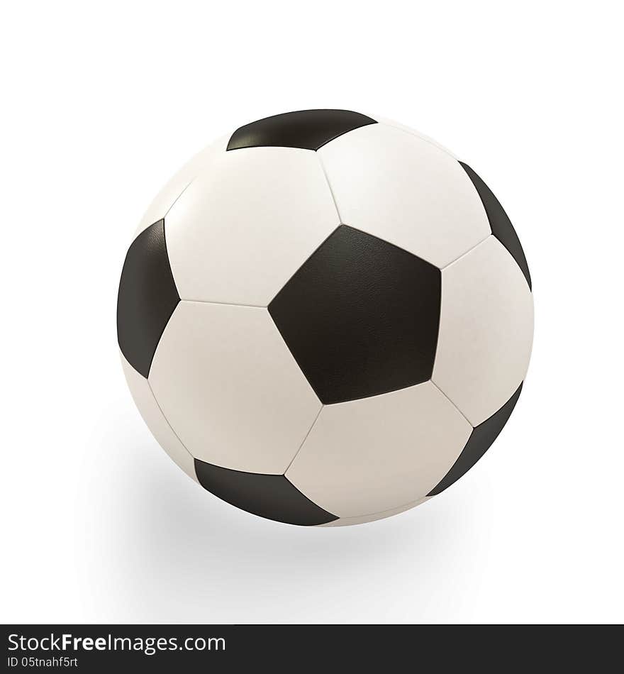 Soccer ball on a white background. Soccer ball on a white background