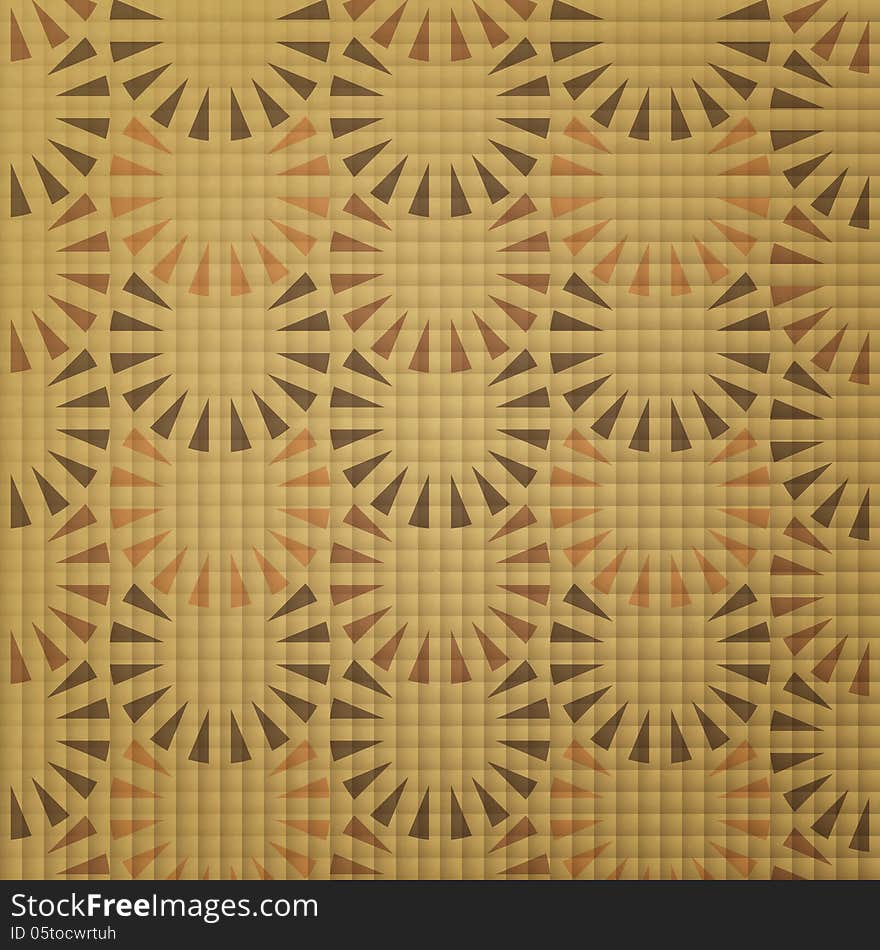 New abstract pattern with simple ornament on cardboard texture. New abstract pattern with simple ornament on cardboard texture